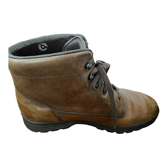 Mephisto Mens Lifestyle Brown Slacker Leather Hiking Boot Grunge Gorpcore 10.5 - Picture 8 of 12